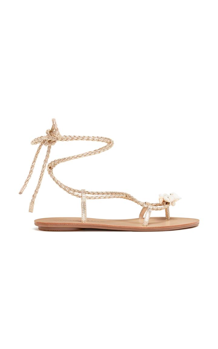 Loeffler Randall Shelly Wrap Shell Sandals