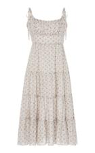 Zimmermann Heathers Ditsy Tiered Floral Poplin Midi Dress