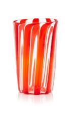 Lagunab Set-of-four Xl Berlingot Striped Glasses