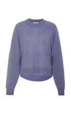 Moda Operandi Tibi Spring Cashmere Sweater Open Sleeve Cocoon Cropped Pullover Size:
