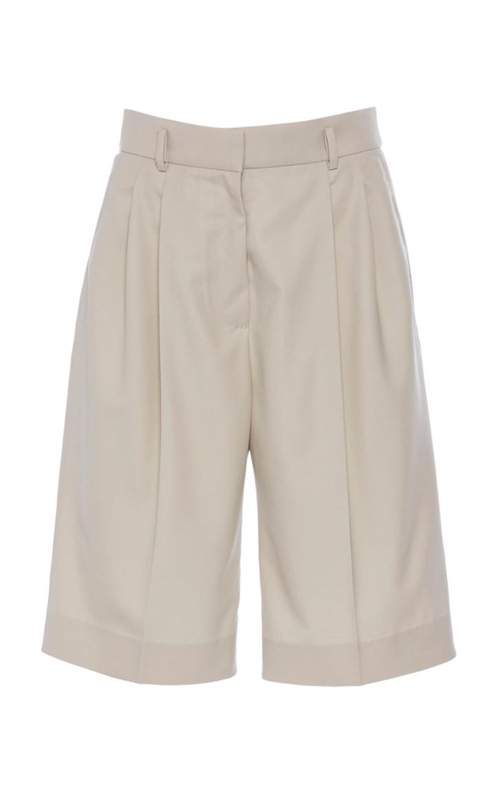 Moda Operandi Petar Petrov Hew High-rise Crepe Shorts Size: 34