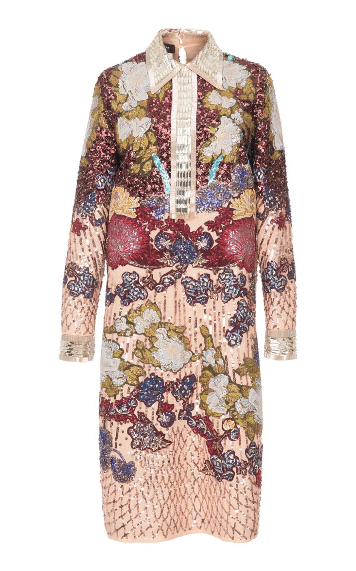 Rochas Full Embroidered Dress
