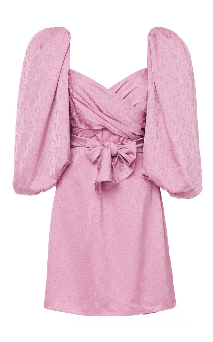 Johanna Ortiz Exclusive Midnight Promises Satin-jacquard Dress
