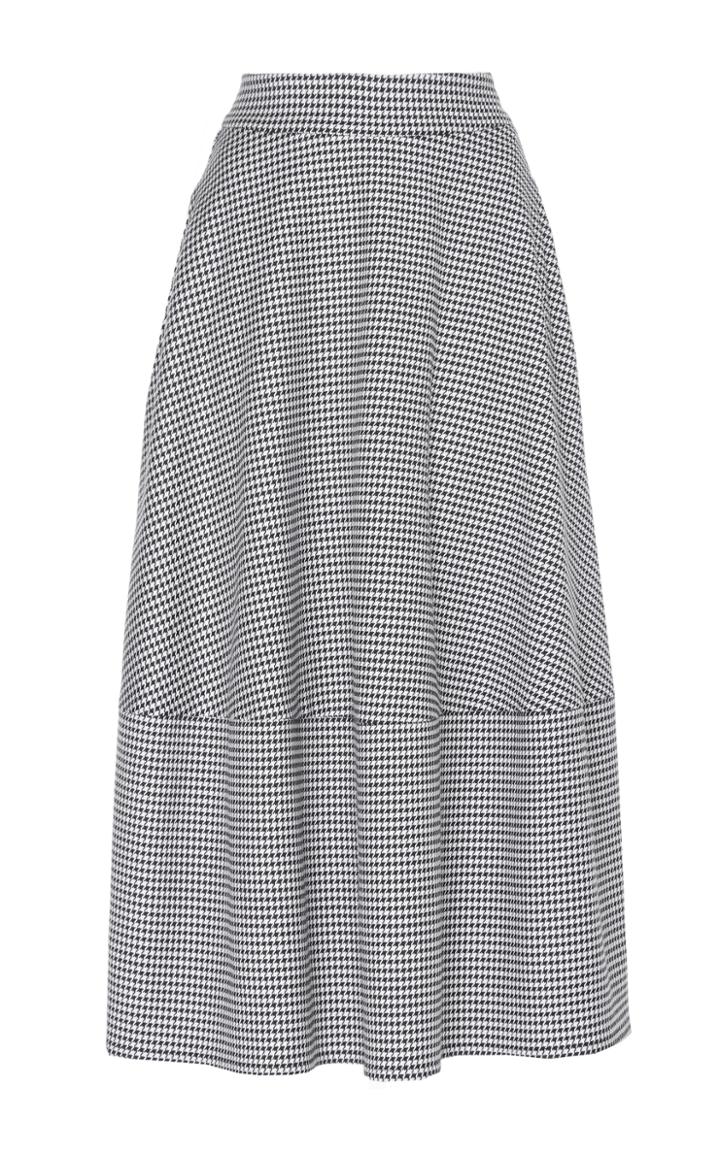 Paskal High Waisted Checkered Skirt