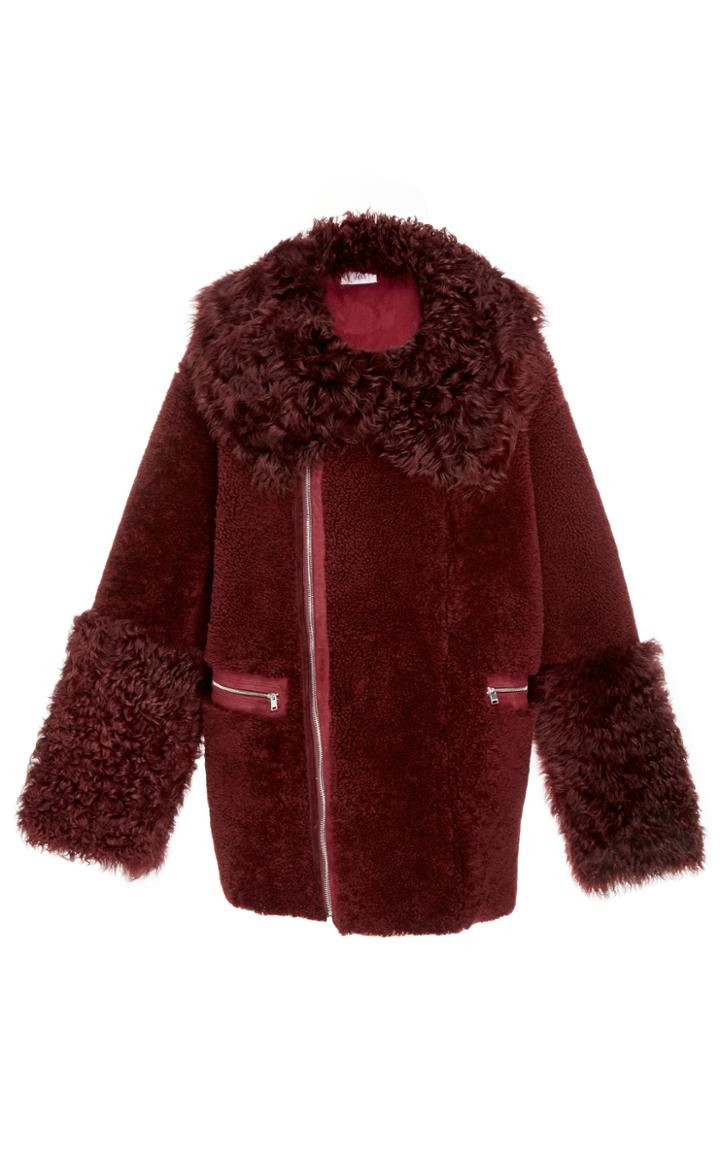 Adeam Shearling Biker Jacket