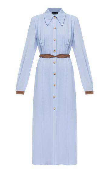 Anna October Alexandra Crepe De Chine Shirt Dress