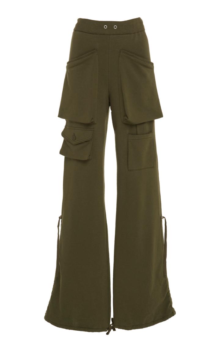Alberta Ferretti Plush Cargo Pant