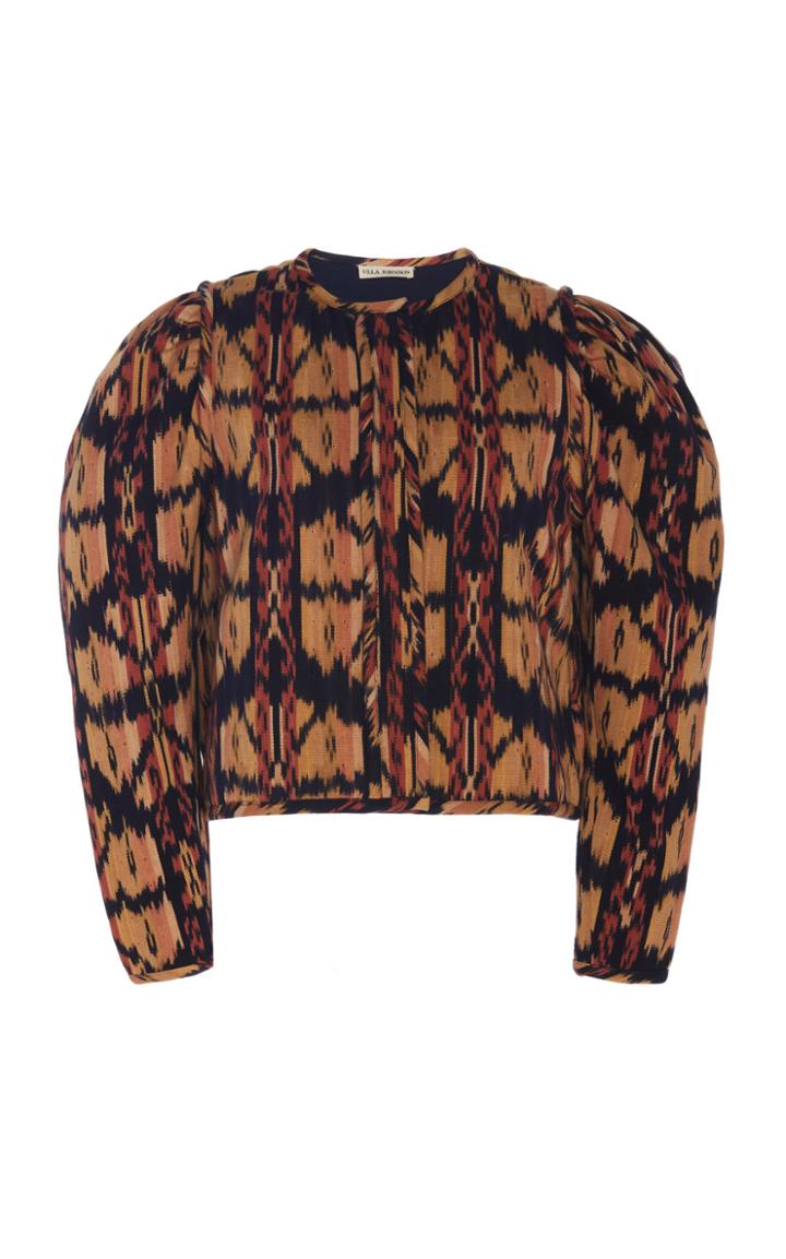Ulla Johnson Roane Ikat-printed Cotton Jacket