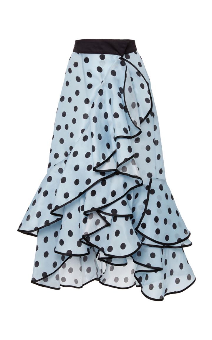 Johanna Ortiz M'o Exclusive Belle Poque Silk Organza Skirt