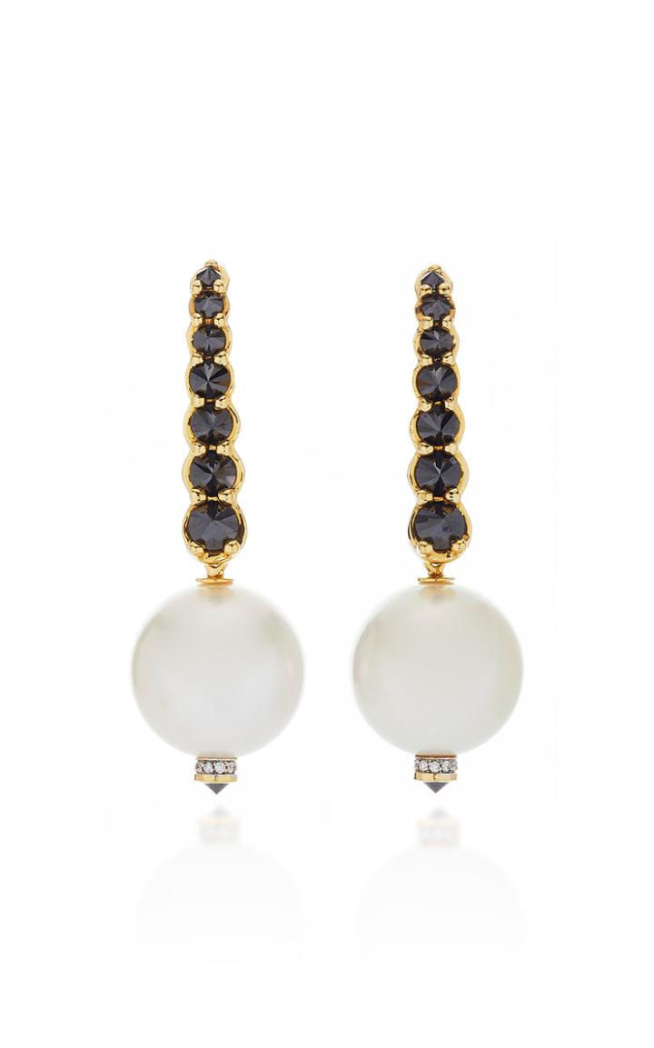 Ara Vartanian 18k Gold Earrings With Pearl