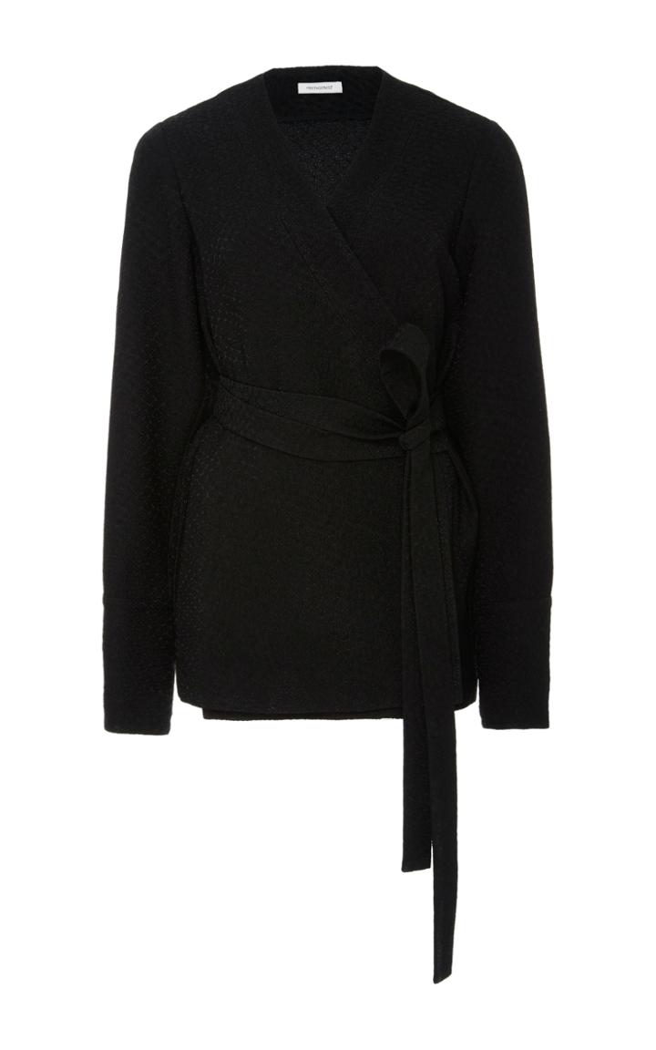 Protagonist Belted Wrap Shirt