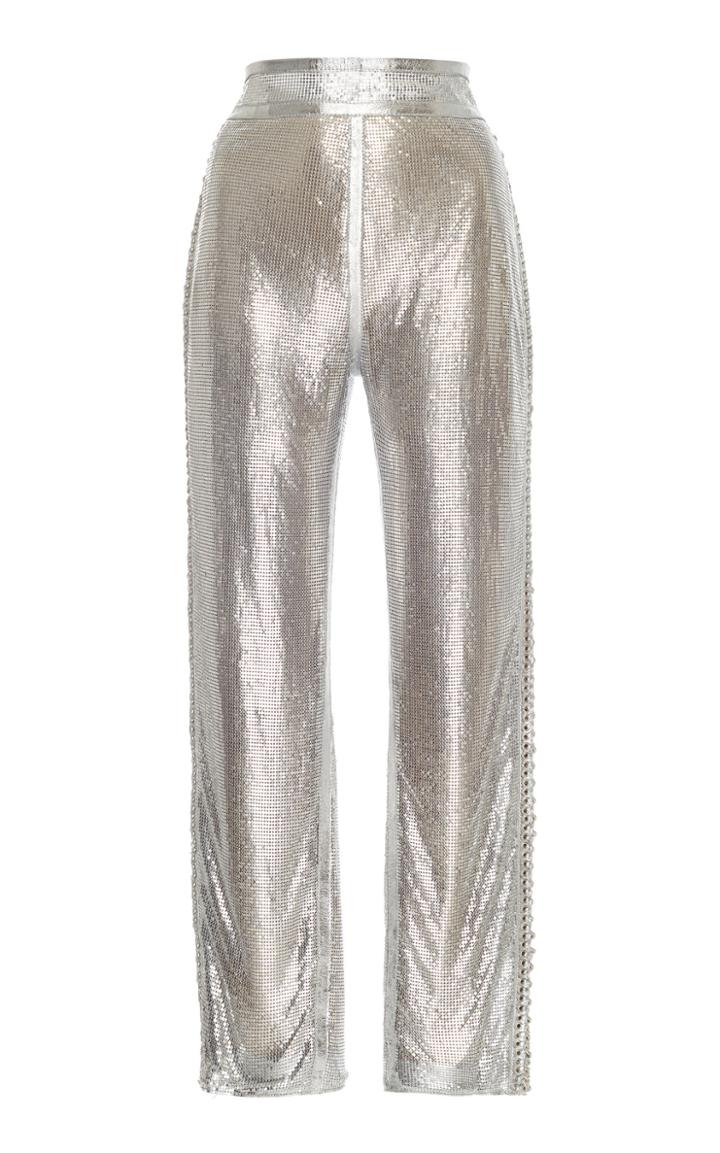 Balmain Mixed Metal Mesh Pant