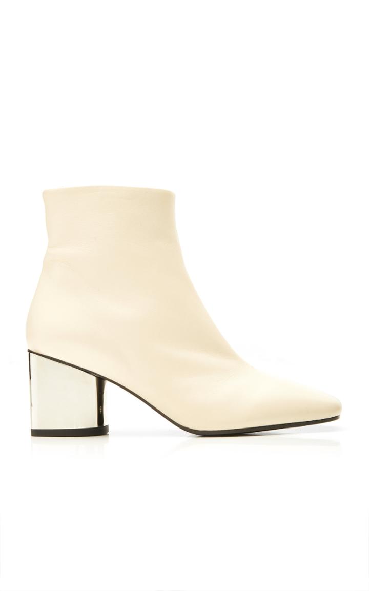 Proenza Schouler Metallic Leather Ankle Boots