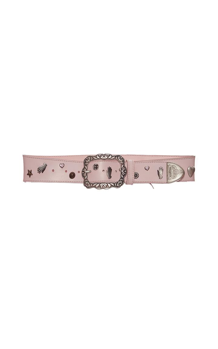 Vivetta Embellished Gerride Leather Belt