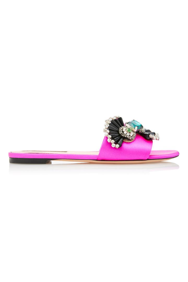 Rochas Satin Slides