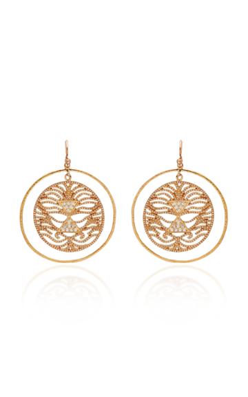 Misahara Lavi 18k Rose Gold Diamond Earrings