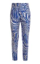 Genny Metallic Embroidered Trousers