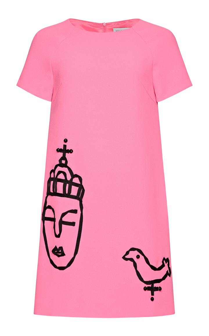Moda Operandi Lilli Jahilo Bronte Mini Dress With Ribbon Embellishment Size: 36