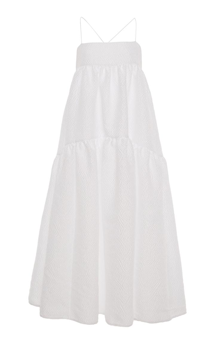 Moda Operandi Cecilie Bahnsen Hillary Satin-cloque Gown