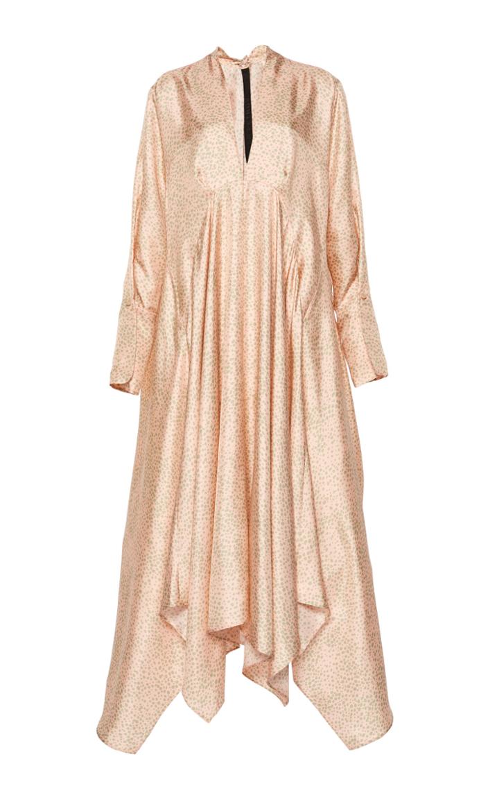 Petar Petrov Alex Printed Silk Dress