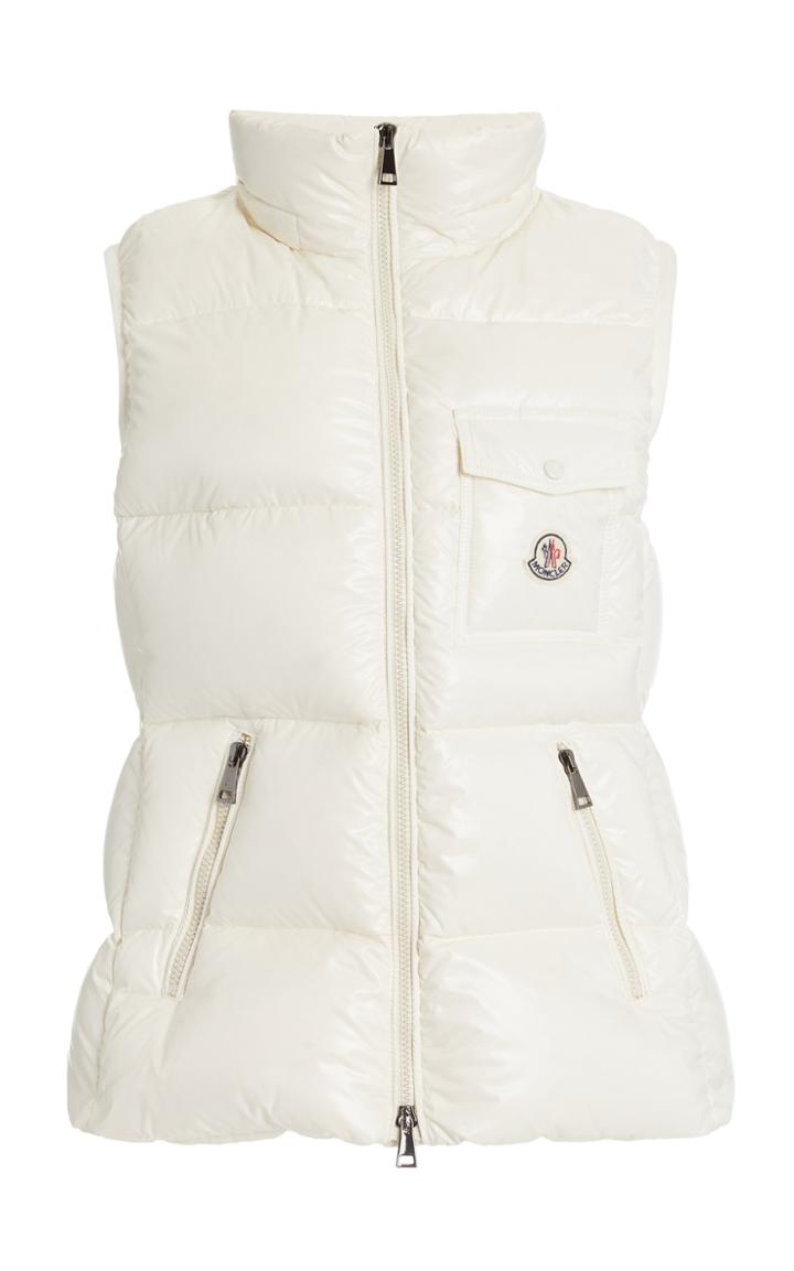 Moncler Balabio Fur-trimmed Down Puffer Vest