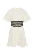 Giambattista Valli Macram Lace Mini Dress