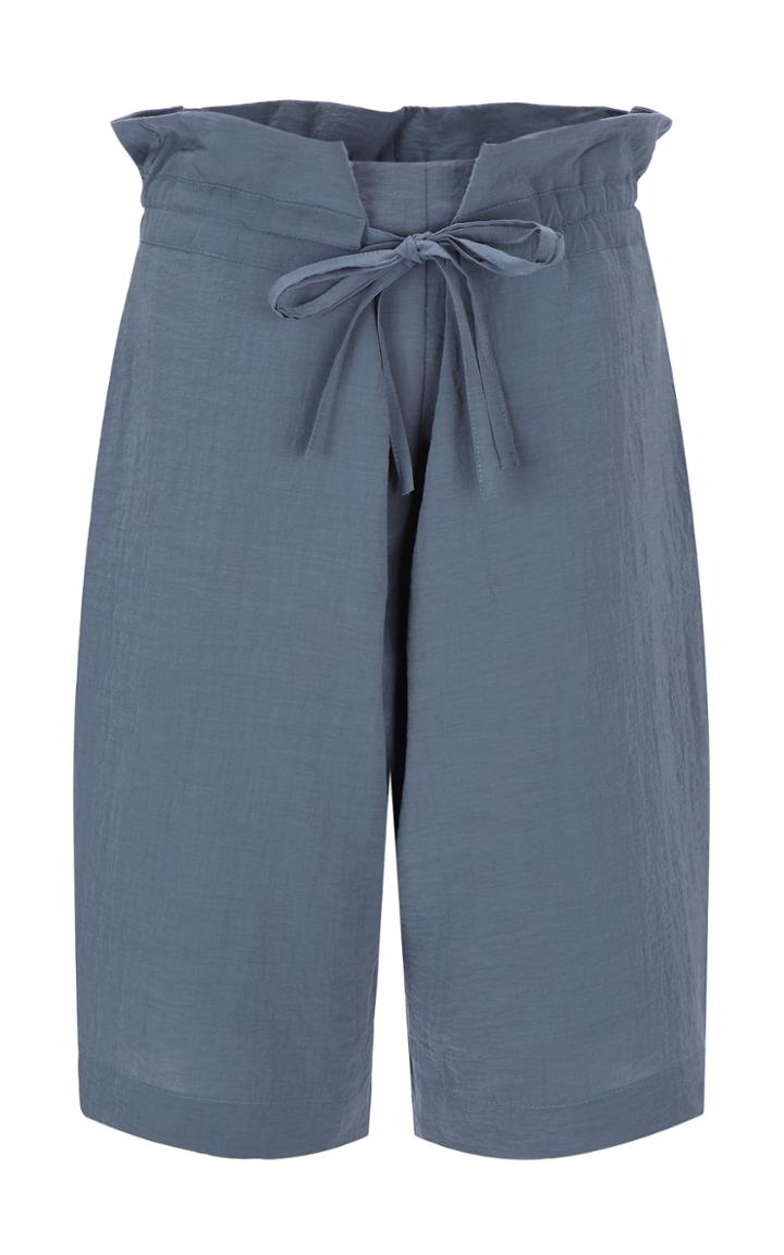 Moda Operandi Le17 Septembre Crinkled Voile Drawstring Knee-length Shorts