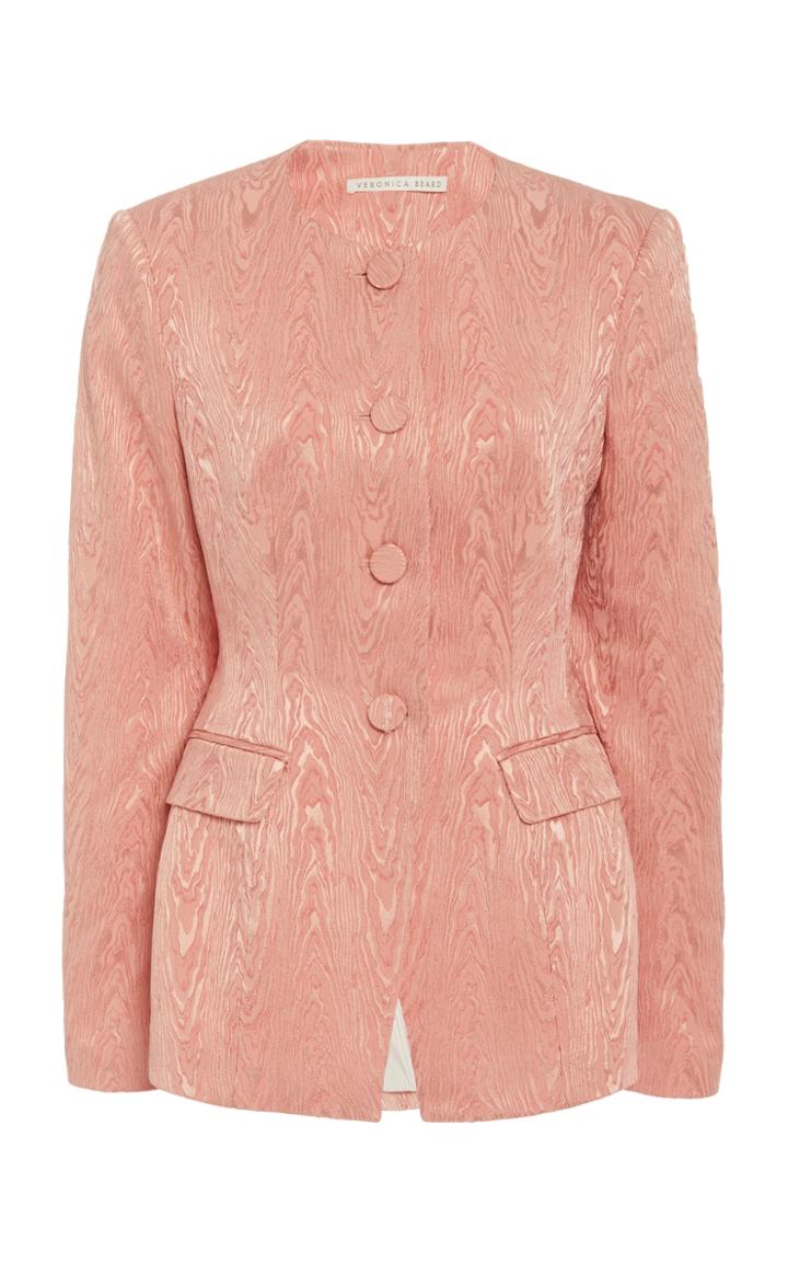 Moda Operandi Veronica Beard Eris Dickey Printed Peplum Jacket Size: 00