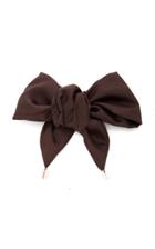 Wald Berlin Pearl And Shell-embellished Satin Hair Bow
