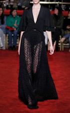 Christian Siriano Plunging Neckline Gown