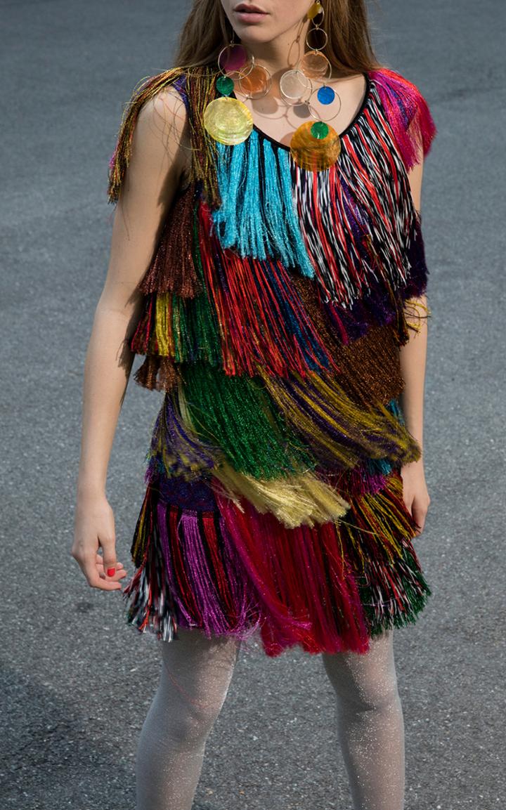 Missoni Fringed Mini Dress