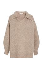 Moda Operandi Co Ribbed Trim Alpaca-blend Sweater