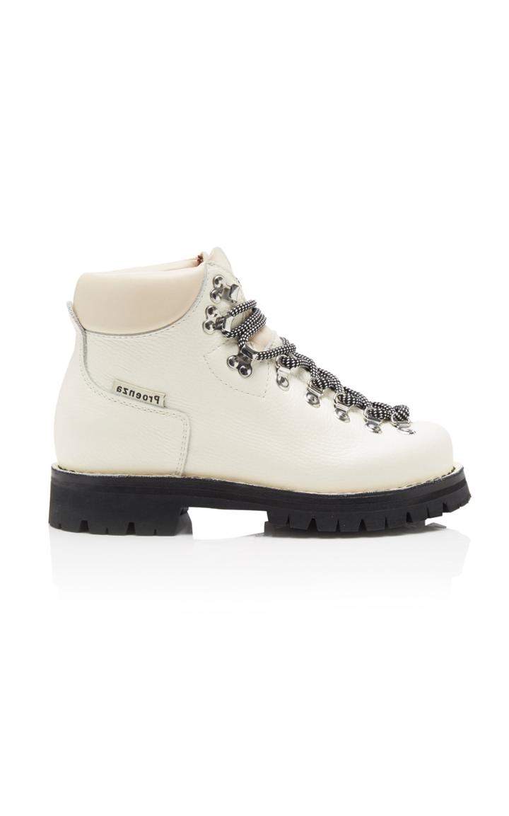 Proenza Schouler Leather Hiking Boots Size: 36