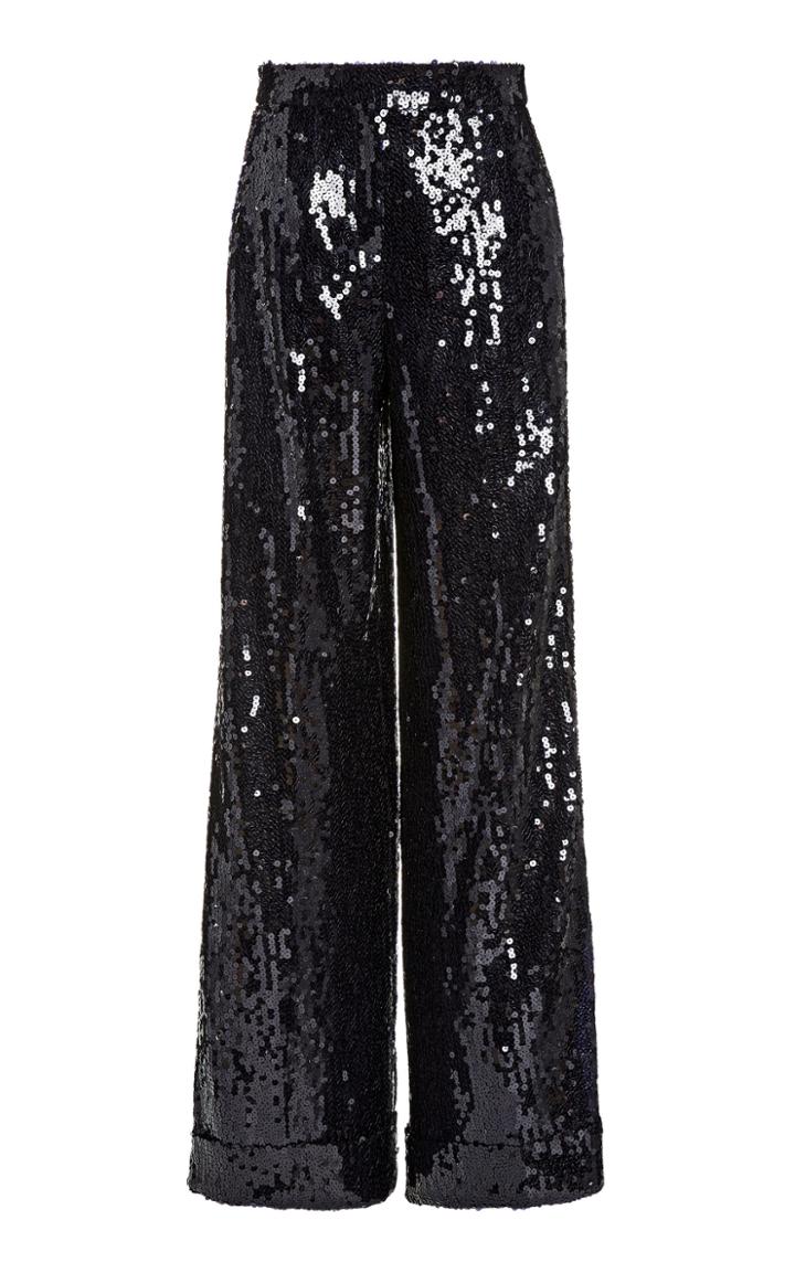 Moda Operandi Akris Floretta Sequined Wide-leg Pants