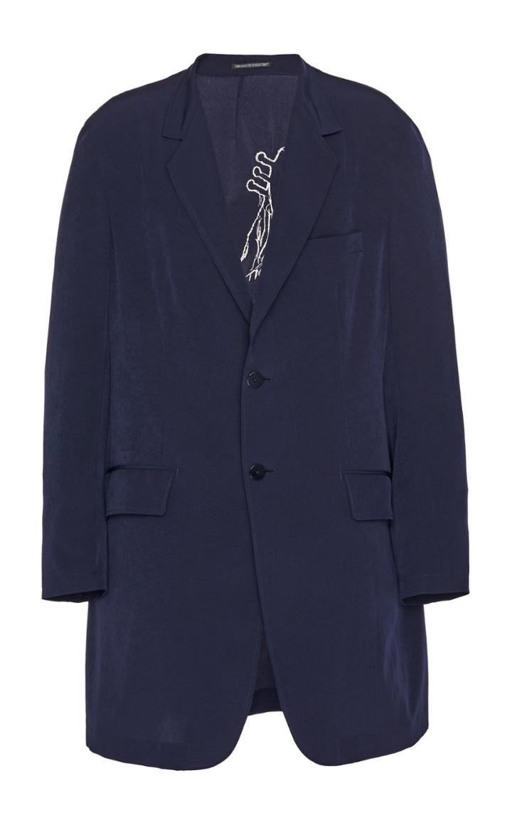 Yohji Yamamoto Back Guitar Embroidery Jacket