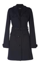 Simone Rocha Belted Fitted Heavy Jersey Coat