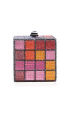 Judith Leiber Couture Colorful Cube Clutch