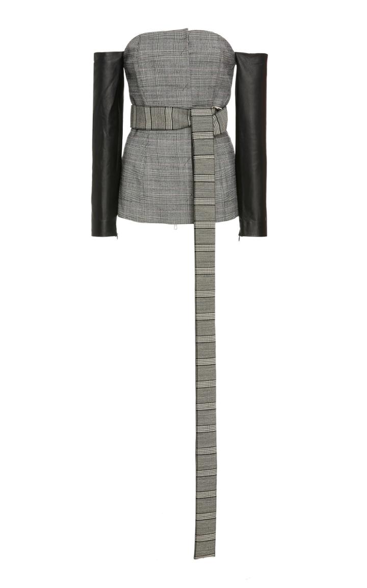 Semsem Camille Leather Top