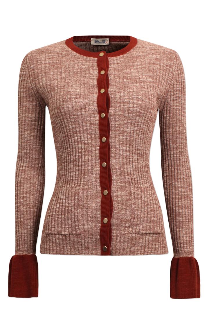Baum Und Pferdgarten Charlott Ruffle Sleeve Cotton-blend Top