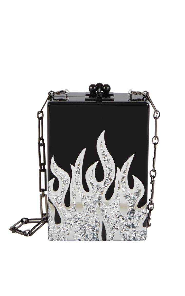 Edie Parker Carol Flames Clutch