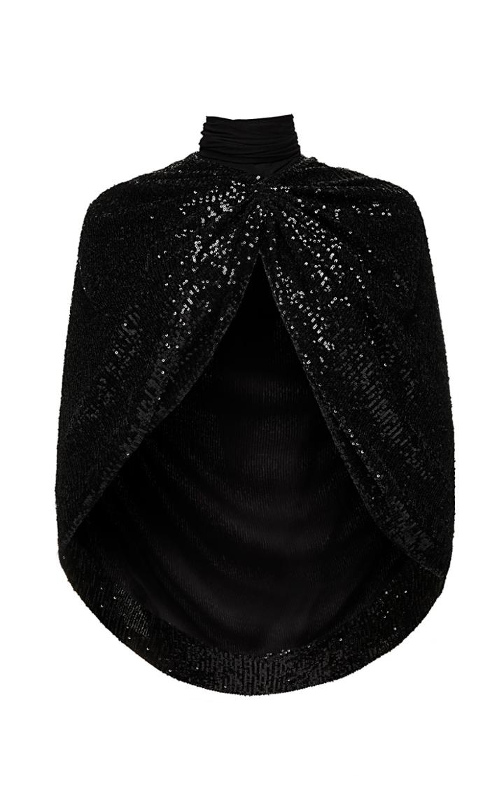 Magda Butrym Medford Sequin Cape Blouse