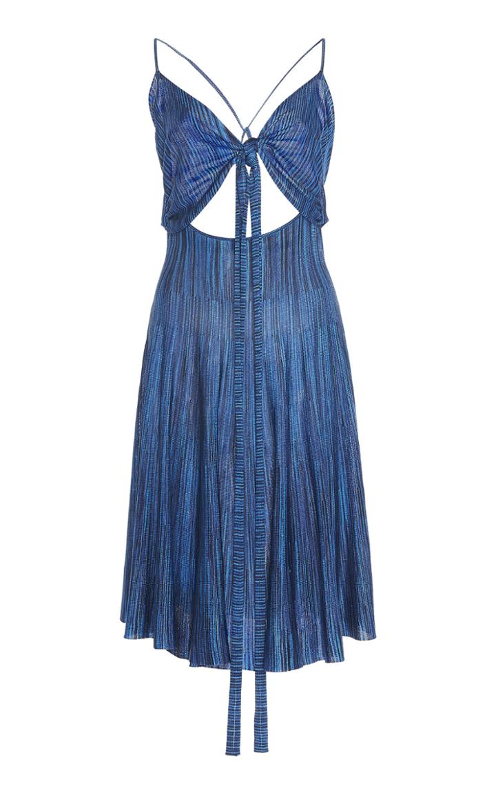 Jacquemus Monaco Cutout Voile Dress
