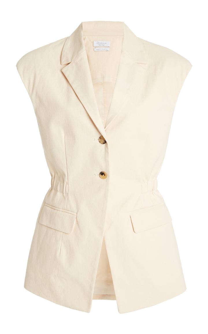 Moda Operandi Deveaux Stella Cotton Poplin Vest