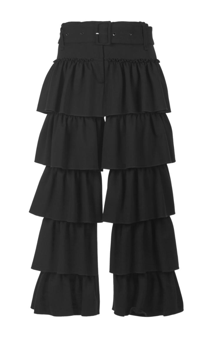 Simone Rocha High Waisted Trousers With Front Frill