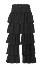 Simone Rocha High Waisted Trousers With Front Frill