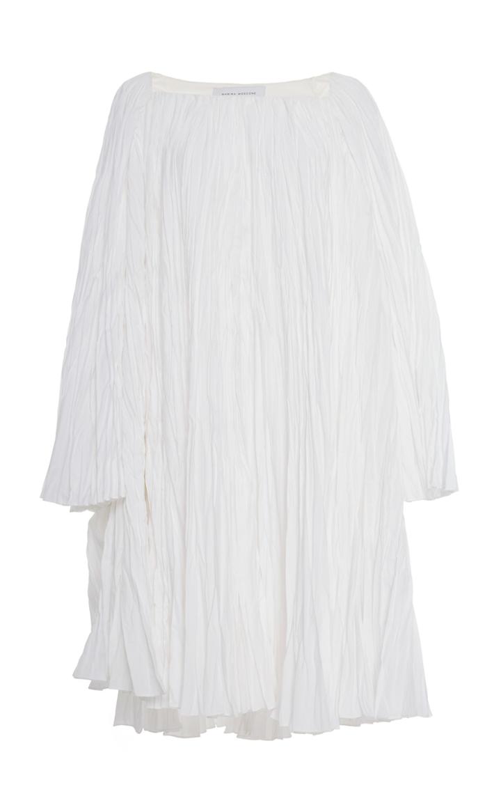 Marina Moscone Gia Pleated Dress