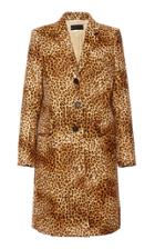 Nili Lotan Rosalin Leopard-print Cotton-twill Coat