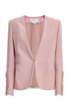 Genny Embroidered Sleeve Blazer