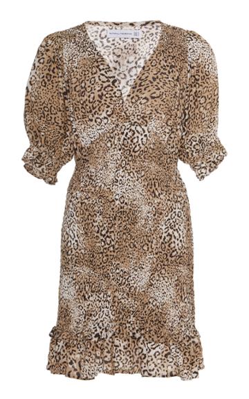 Faithfull The Brand Margherita Animal Mini Dress