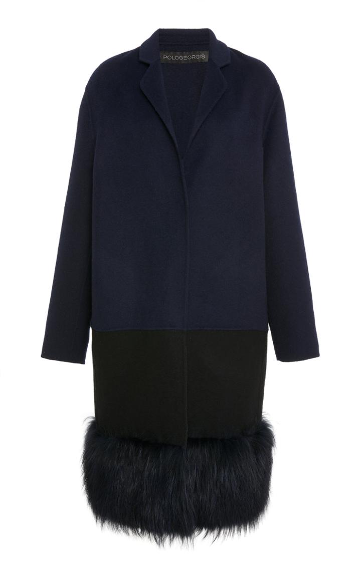 Pologeorgis The Penelope Fox Hem Coat